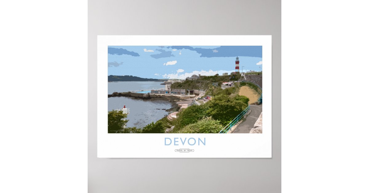 Devon Railway Poster Zazzle