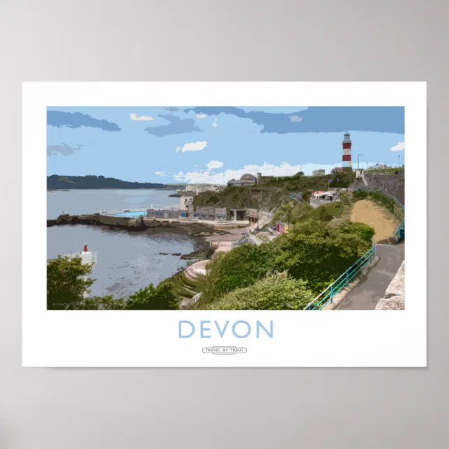 Devon Railway Poster Zazzle