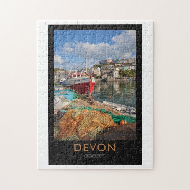 Devon Railway Poster Jigsaw Puzzle (Vertical)
