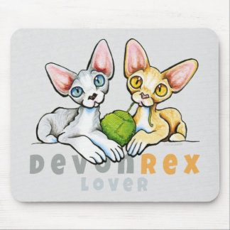 Devon Rex Lover Mouse Pad