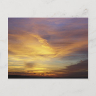 Devon Sunset postcard