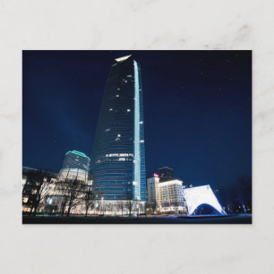 Devon Tower At Night (Oklahoma City, OK) Postcard