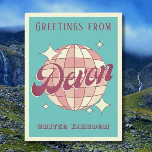 Devon United Kingdom UK England holiday Postcard
