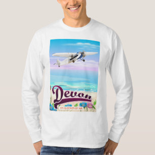 Devon vintage flight travel poster T-Shirt