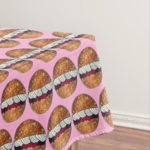 Devonshire Split UK British Bakery Baking Pastry  Tablecloth