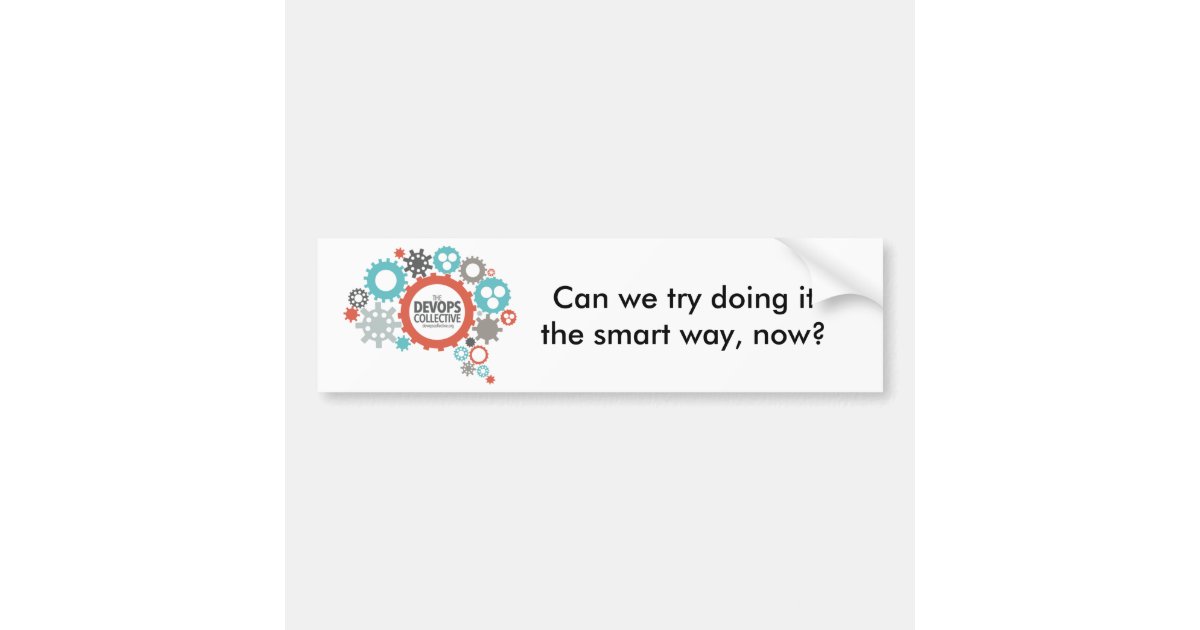 DevOps Collective Snarky Sticker | Zazzle