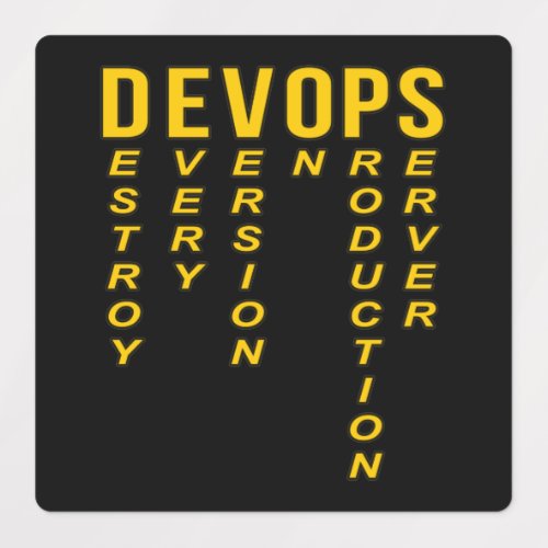 Devops Definition Technical Computer IT Programmer Labels