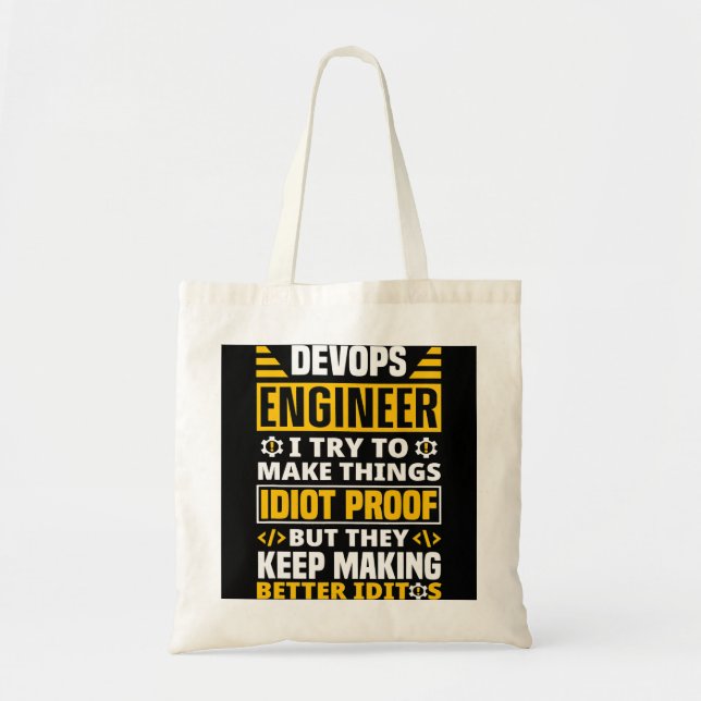 DevOps Engineer Cloud Computing Software Engineer  Tote Bag (Front)