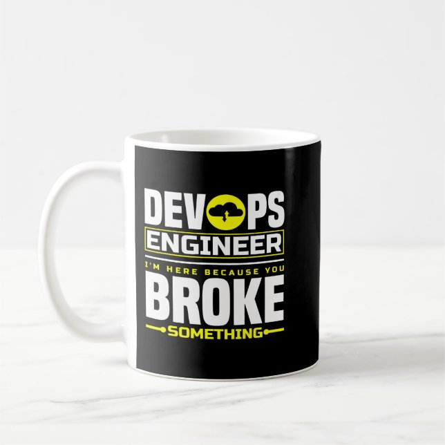 DevOps Engineer Cloud Computing Softwareengineerin Coffee Mug (Left)