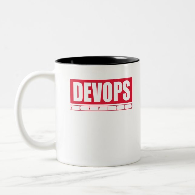 Devops marvelous Two-Tone coffee mug (Left)