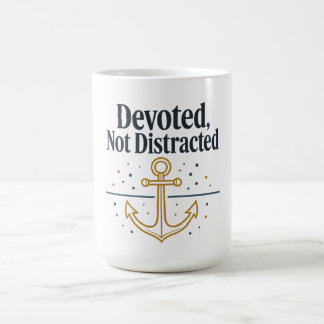 Devoted Not Distracted Shirt | Faith & Discipline Coffee Mug