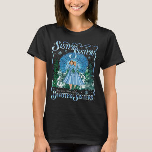 Devoted Sisters Merry Christmas White Xmas Pajamas T-Shirt