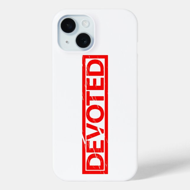 Devoted Stamp Case-Mate iPhone Case (Back)