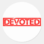 Devoted Stamp Classic Round Sticker