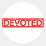 Devoted Stamp Classic Round Sticker
