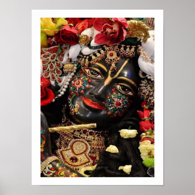 Devotion to Radha Krishna Poster (Front)