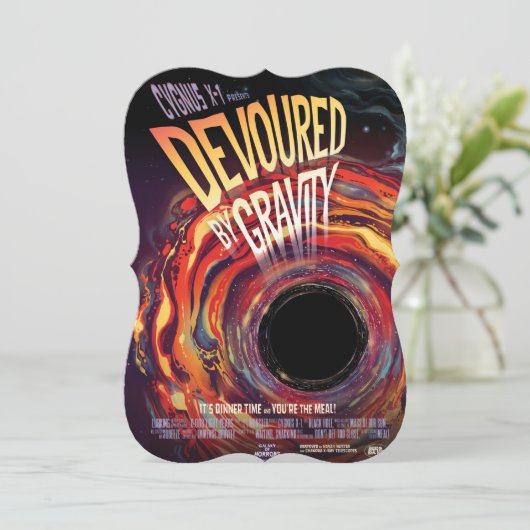 Devoured By Gravity Halloween Hole Black Horror (Standing Front)