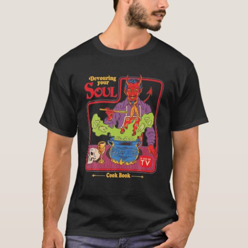 Devouring_Your_Soul_Cook_Book_As_Seen_On_TV_Devil T_Shirt