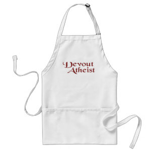 Devout Atheist Adult Apron