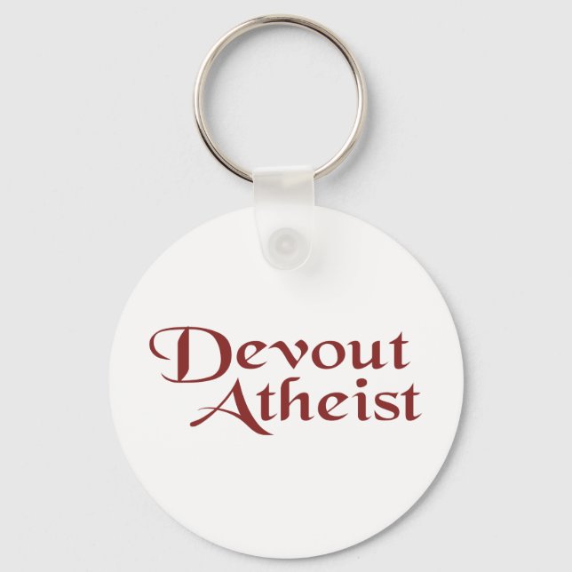 Devout Atheist Keychain (Front)