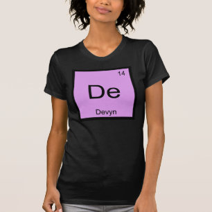 Devyn Name Chemistry Element Periodic Table T-Shirt