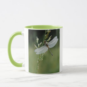 Dew covered Darner Dragonfly Mug