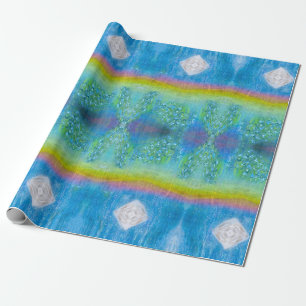 Dew Drop DNA Iridescent, Sparkly,  Wrapping Paper