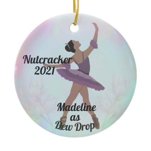 Dew Drop/Flower Fairy Nutcracker Ornament