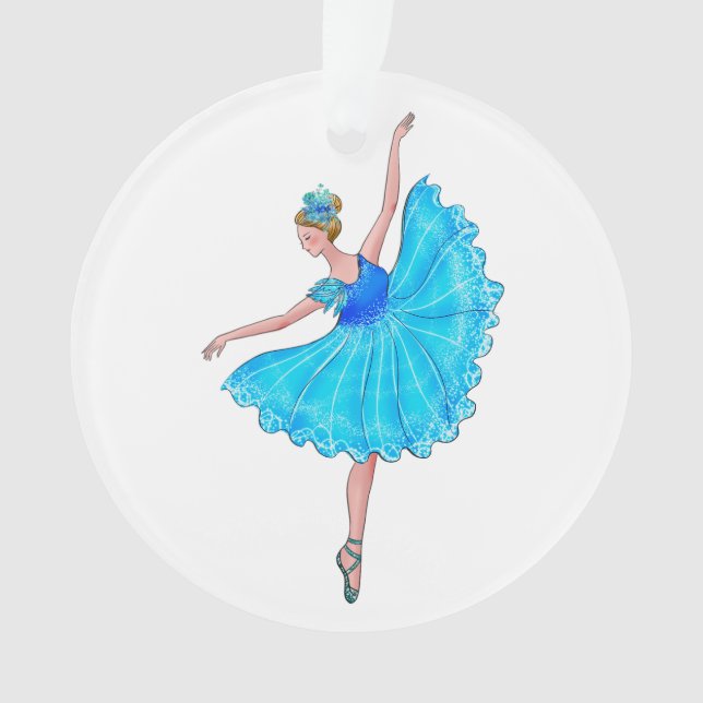 Dew Drop Ornament, Sugar Plum Fairy Ornament (Front)