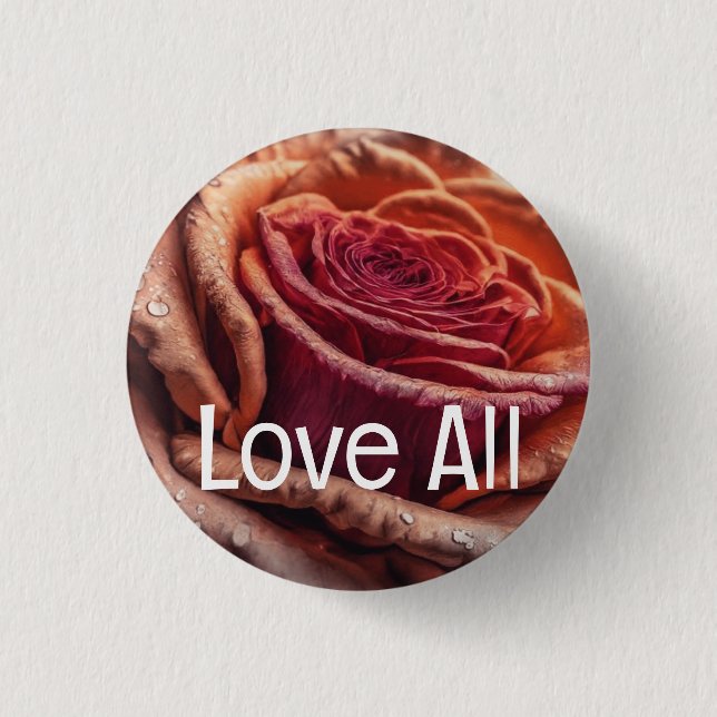 Dew-Kissed Beauty Button (Front)