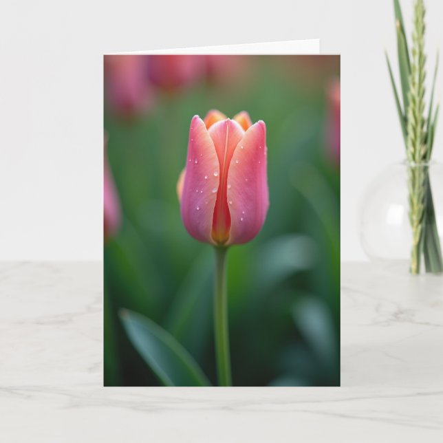 Dew Kissed Bloom Mothers Day Card (Front)