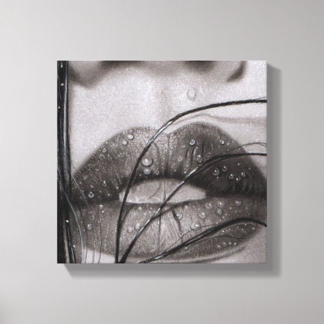 Dew-Kissed Canvas Print (Front)
