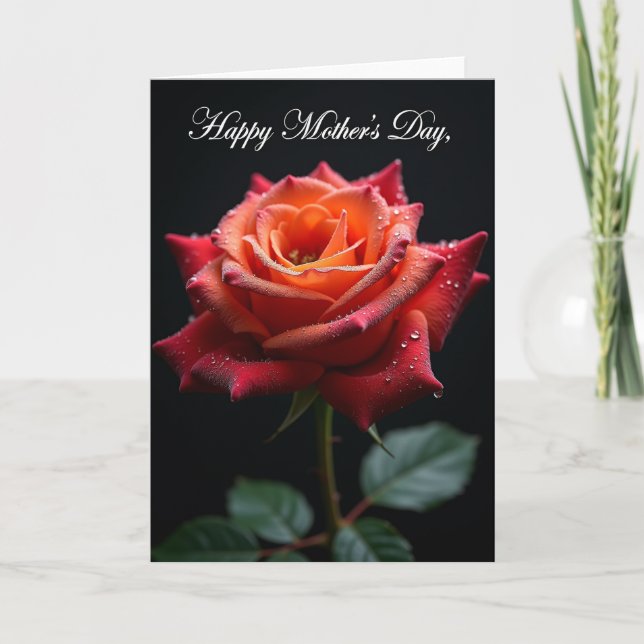 Dew Kissed Mothers Card (Front)