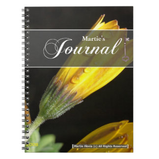 Dew on a Yellow Daisy Journal