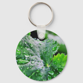 Dew Water Droplets Drops Keychain