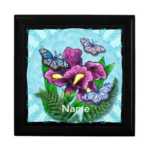 Dewdrop Butterfly Iris Gift Box