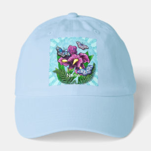 Dewdrop Butterfly Iris hat