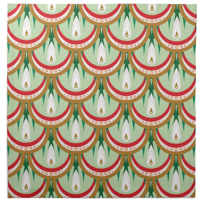 Dewdrop Scales Cloth Napkins (Front)