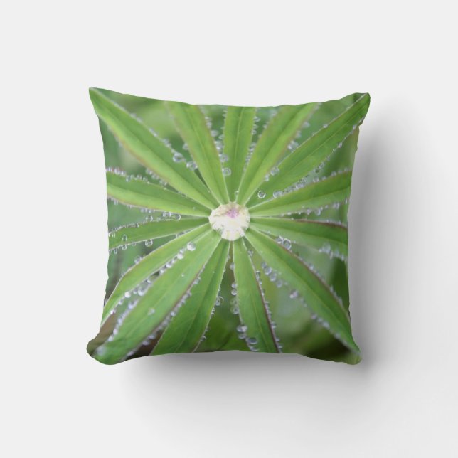 Dewdrop Throw Pillow (Front)