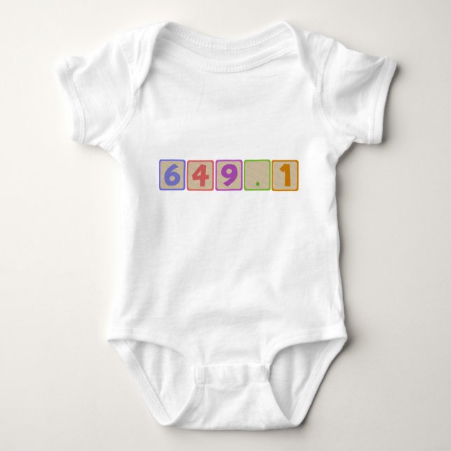 Dewey Baby Baby Bodysuit (Front)