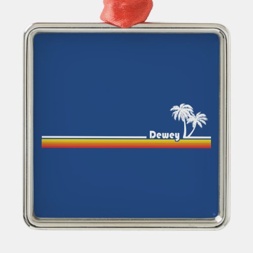 Dewey Beach Delaware Metal Ornament