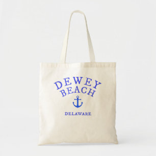 Dewey Beach , Delaware Sea Town Tee, Nautical Them Tote Bag
