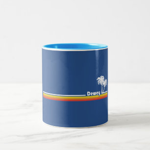 Dewey Beach, Delaware Two-Tone Coffee Mug