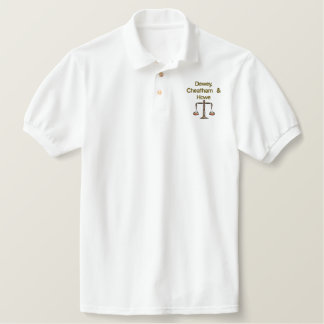 Dewey, Cheatham & Howe Embroidered Polo Shirt