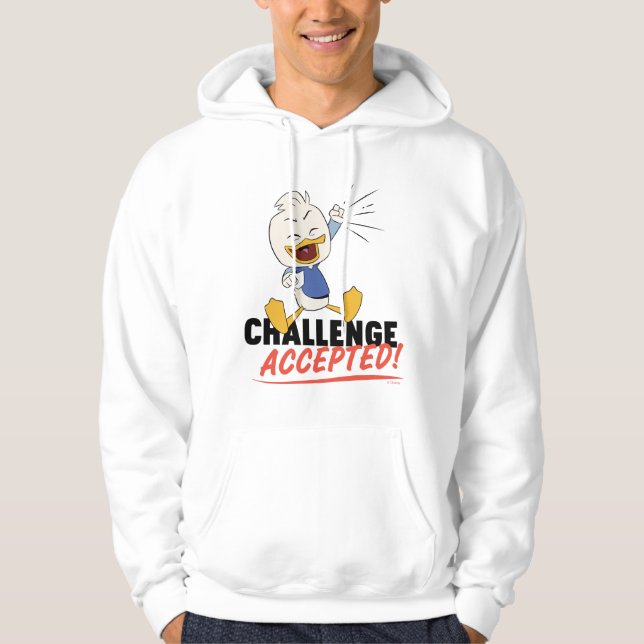 Dewey Duck | Challenge Accepted! Hoodie (Front)
