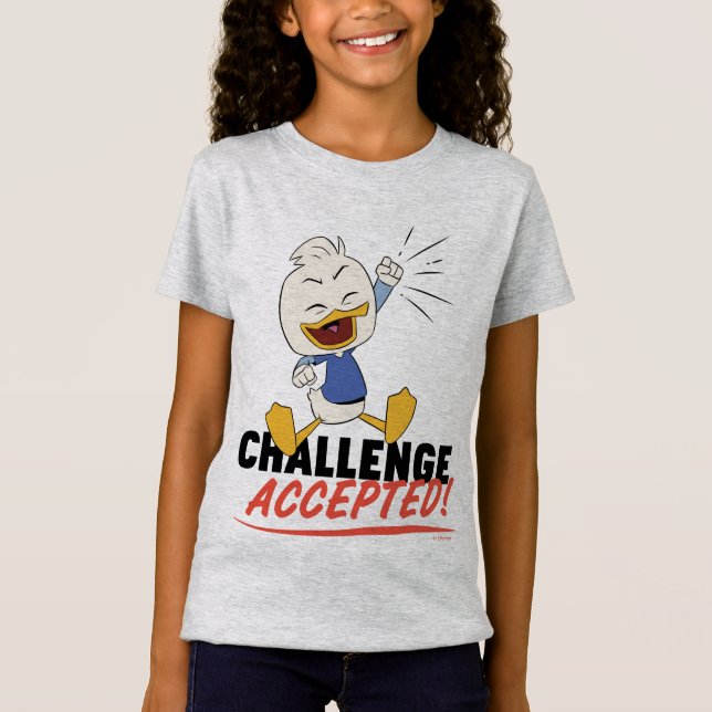 Dewey Duck | Challenge Accepted! T-Shirt (Front)