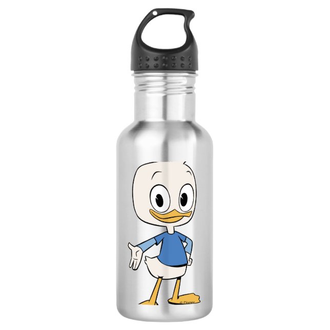 Dewey Duck Stainless Steel Water Bottle (Front)