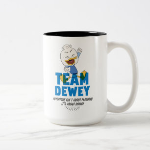 Dewey Duck Team Dewey - Adventure Two-Tone Coffee Mug