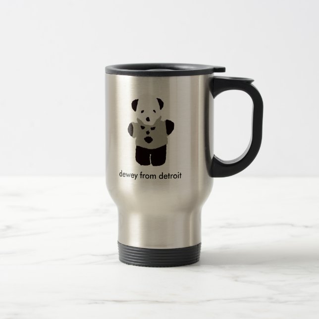 dewey from detroit flatsimile mug - Customized (Right)