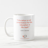 Dewey quote mug